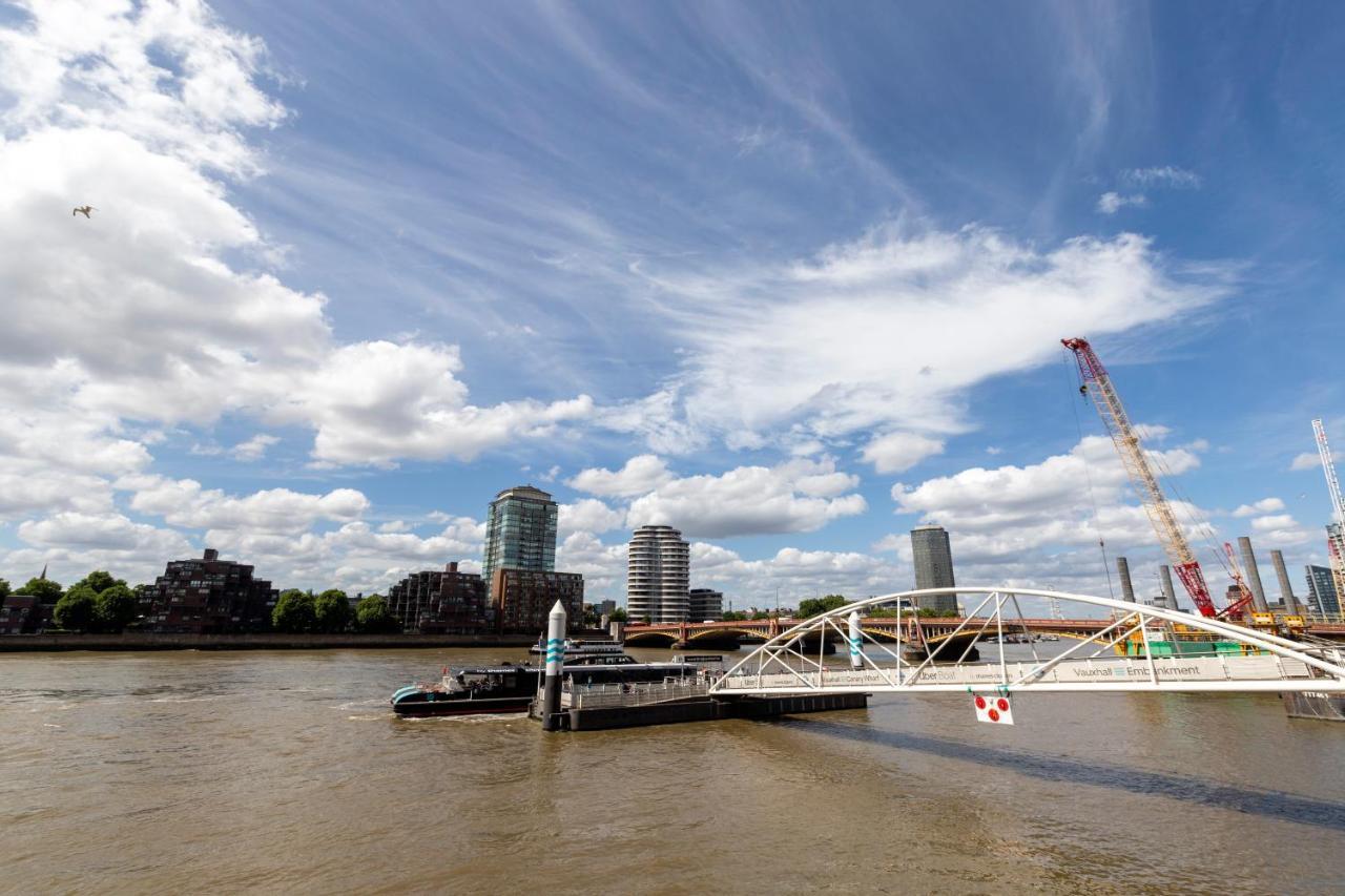 Beautiful River View Close To London Eye Leilighet Eksteriør bilde